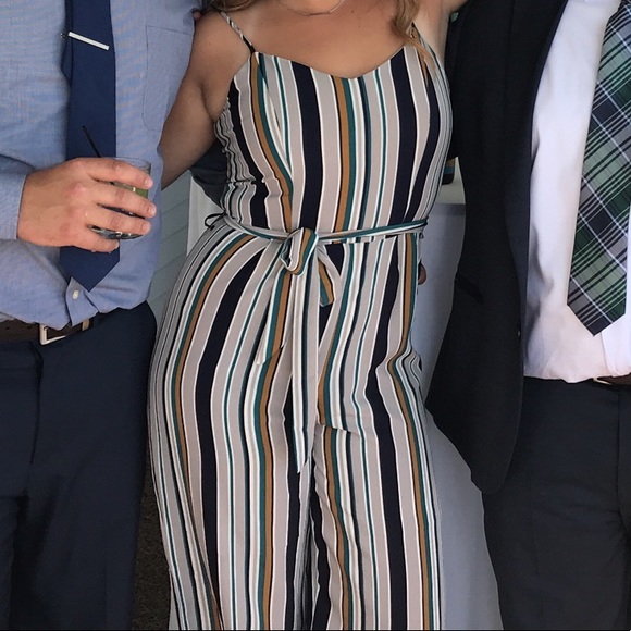 Striped jumpsuit - Picture 2 of 2